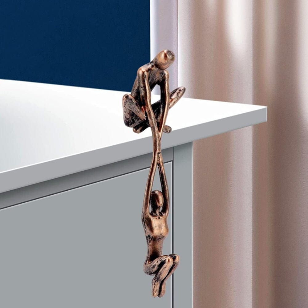 Pavoco Skulpturen Bronze Elegante Skulptur für Zuhause zeitlos aus hochwertigem Harz