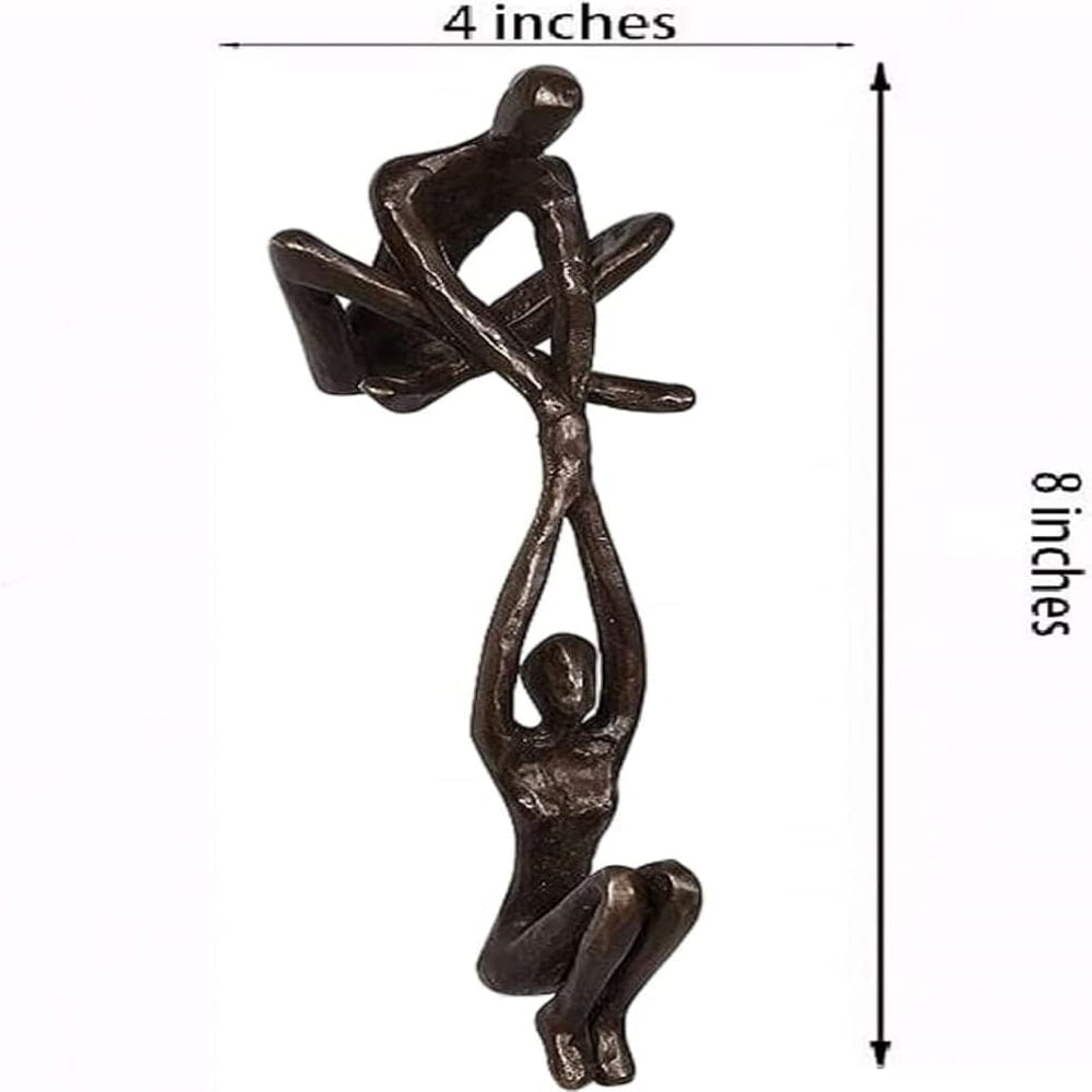 Pavoco Skulpturen Elegante Skulptur für Zuhause zeitlos aus hochwertigem Harz