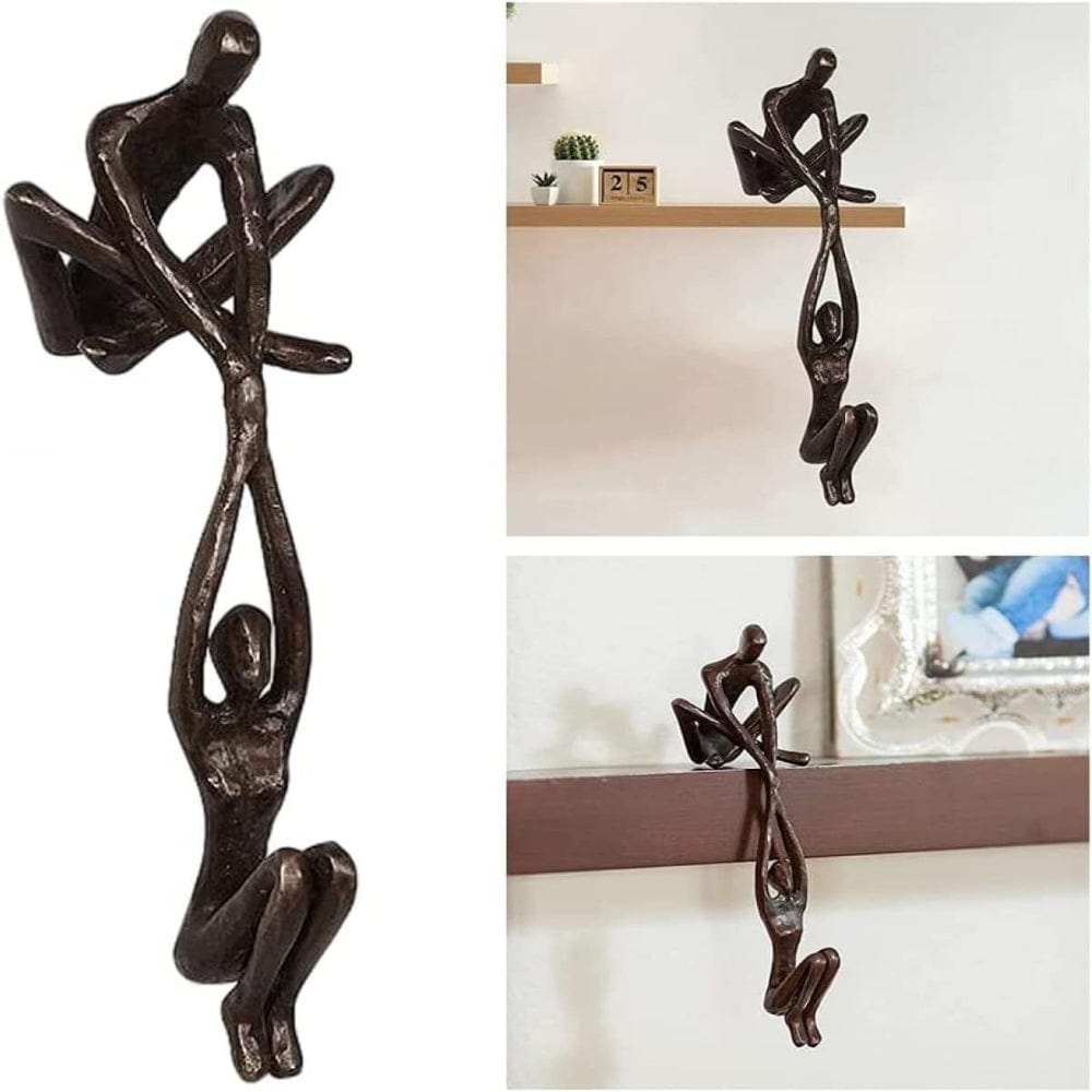 Pavoco Skulpturen Elegante Skulptur für Zuhause zeitlos aus hochwertigem Harz