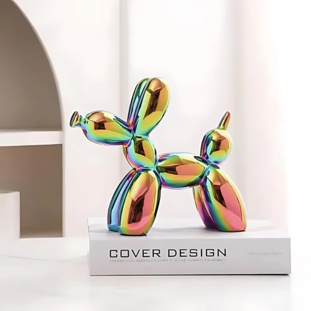 Pavoco Skulpturen Mehrfarbig Verspielte Keramikfigur für Zuhause modern bunt dekorativ