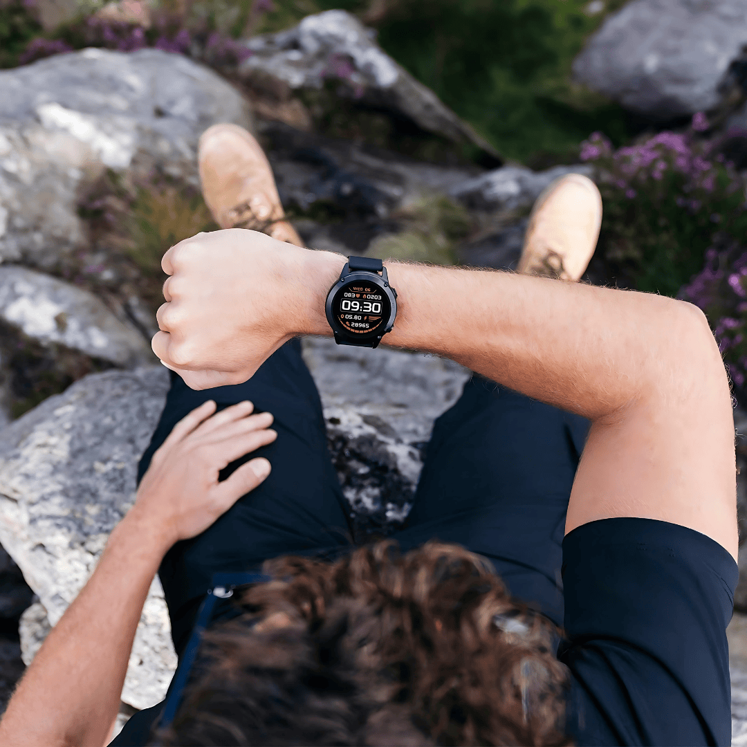 Pavoco Smartwatches Default Langlebige Sportuhr für Unisex GPS Fitness Tracker wasserdicht ideal für Sport