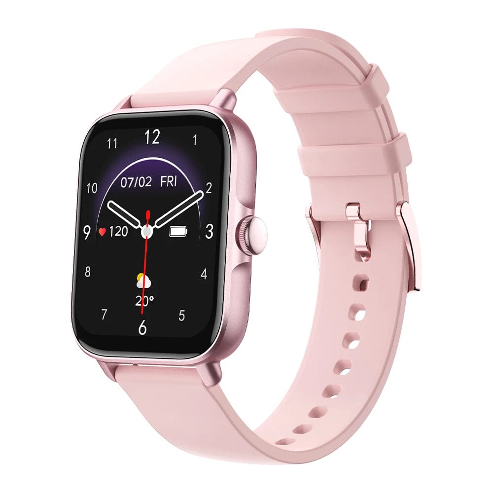 Pavoco Smartwatches Rosa Elegante Smartwatch für Unisex modern vielseitig funktional Fitness Tracking
