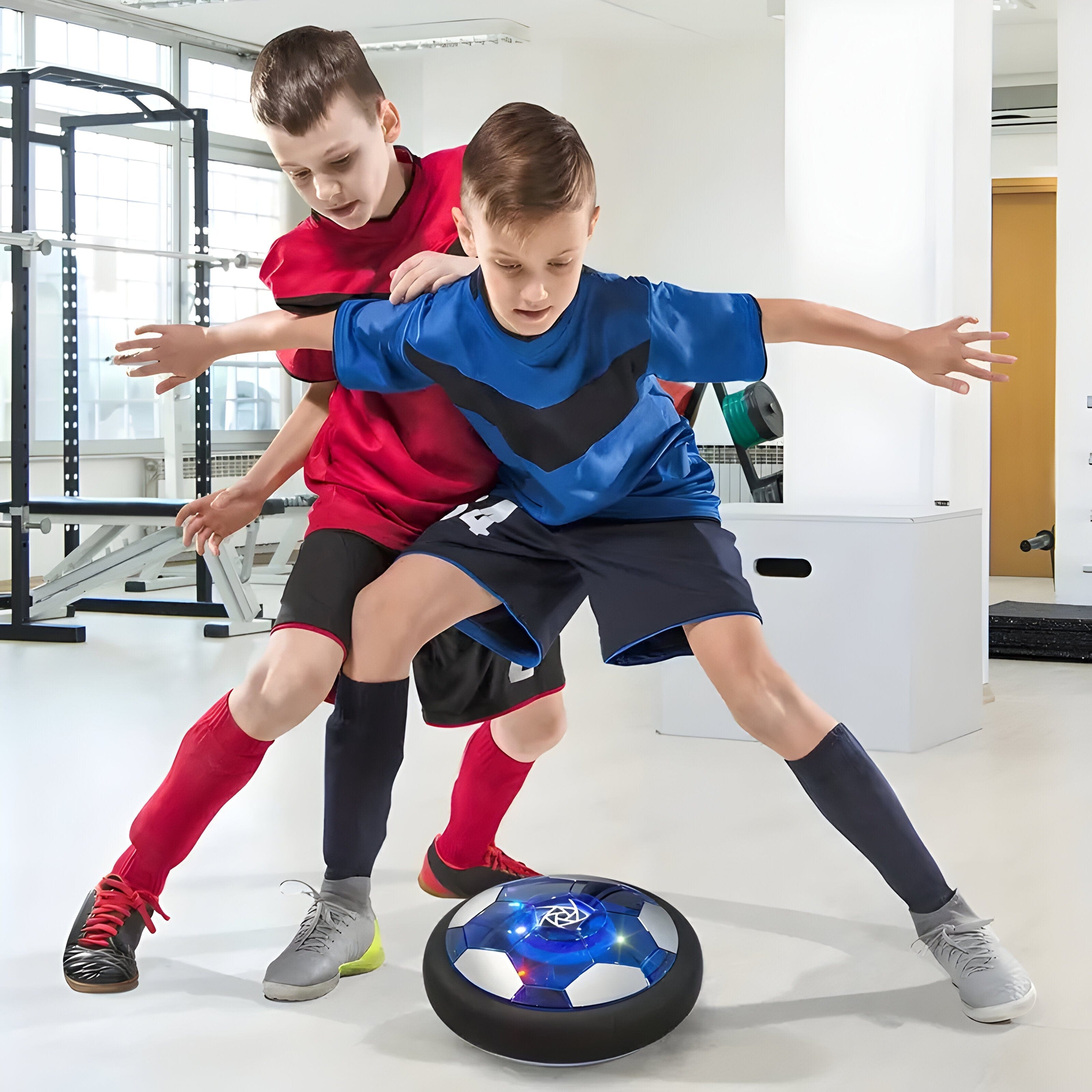 Pavoco Spielzeug & Spiele Innovativer Hoverball für Kinder Indoor mit LED Licht Möbel schonend Spaß