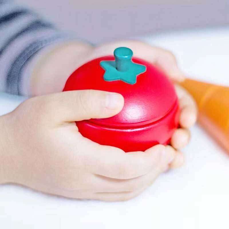 Pavoco Spielzeugessen Default Farbenfrohes Obstschneiden Spielset für Kinder aus Holz kreativ sicher mit Magneten