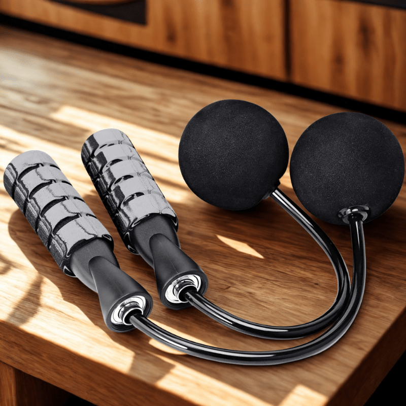 Pavoco Springseile Innovatives Springseil für Unisex kabellos gewichtete Fitness mit verstellbaren Gewichten