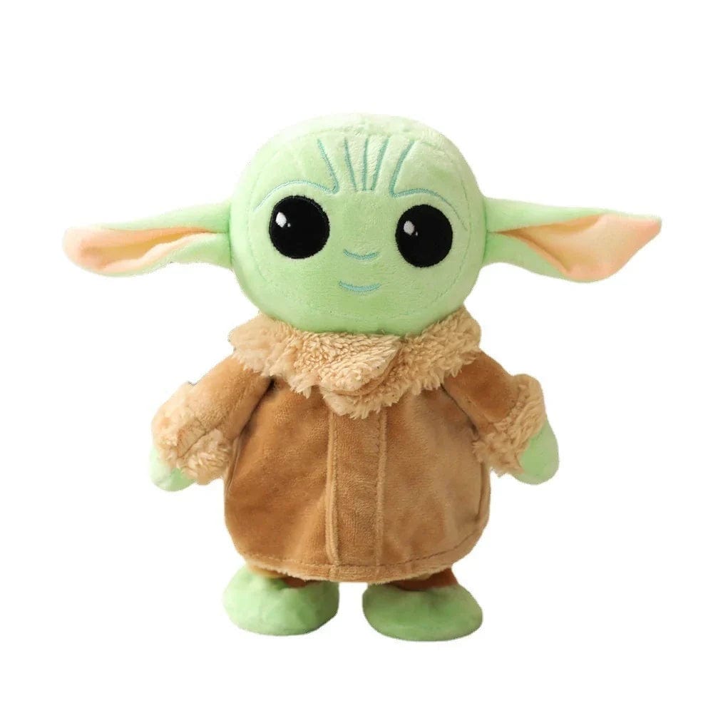 Pavoco Stofftiere & Plüschspielzeug Baby Yoda Interaktives Kuscheltier für Kinder sprechend singend weich