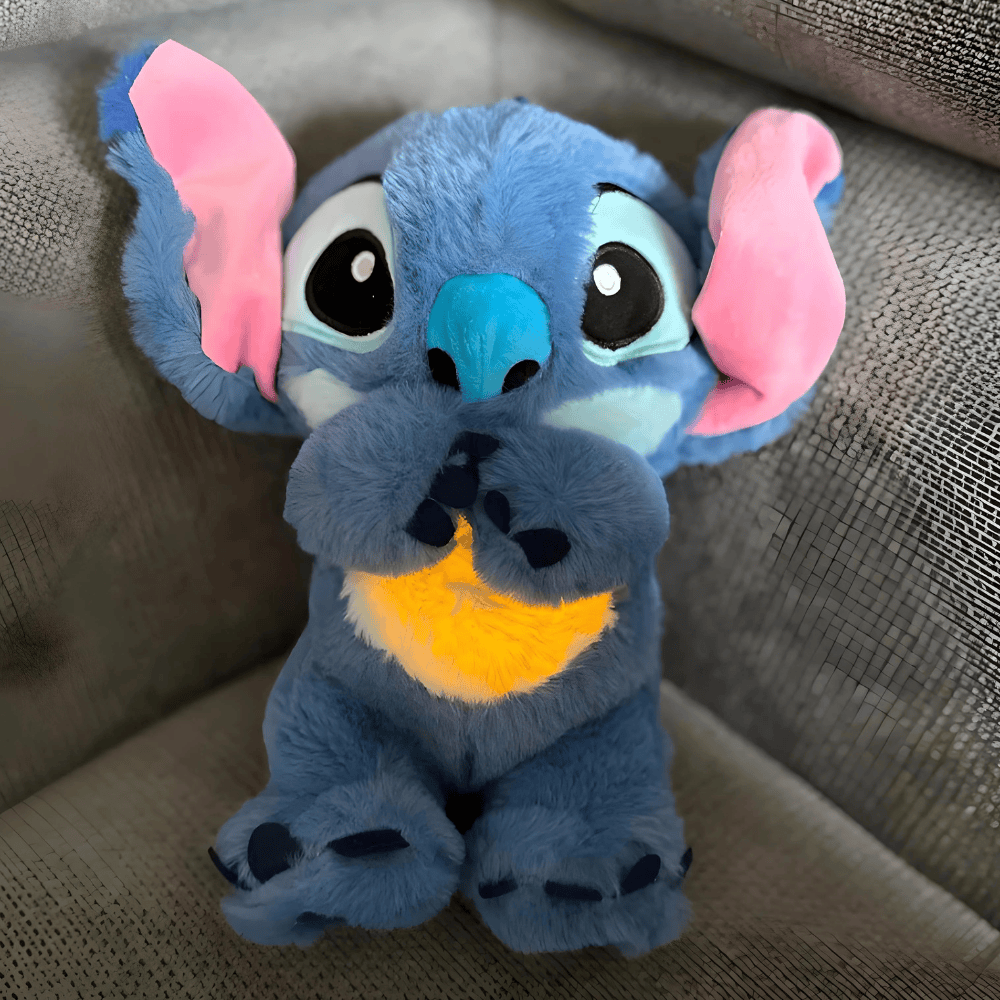 Pavoco Stofftiere & Plüschspielzeug Beruhigendes Plüschspielzeug für Kinder weich mit Atemsimulationen und entspannenden Klängen