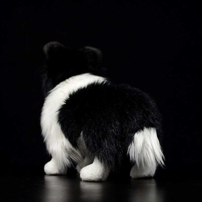 Pavoco Stofftiere & Plüschspielzeug Default Weicher Plüschhund für Kinder 25 cm kuschelig Border Collie Spielzeug