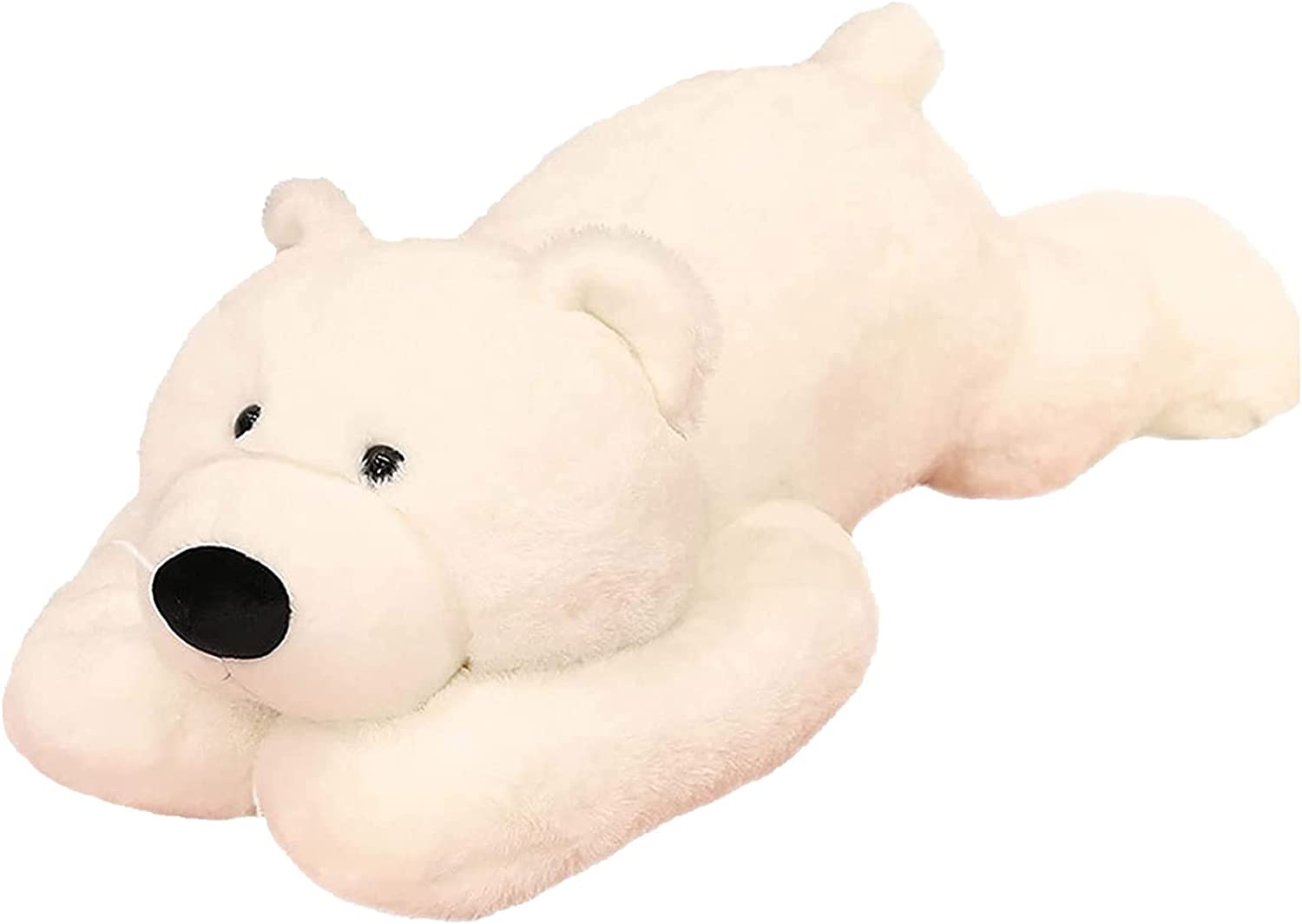 Pavoco Stofftiere & Plüschspielzeug Default Weiches Eisbär Plüschtier für Kinder mit gewicht beruhigend hochwertiger Plüsch