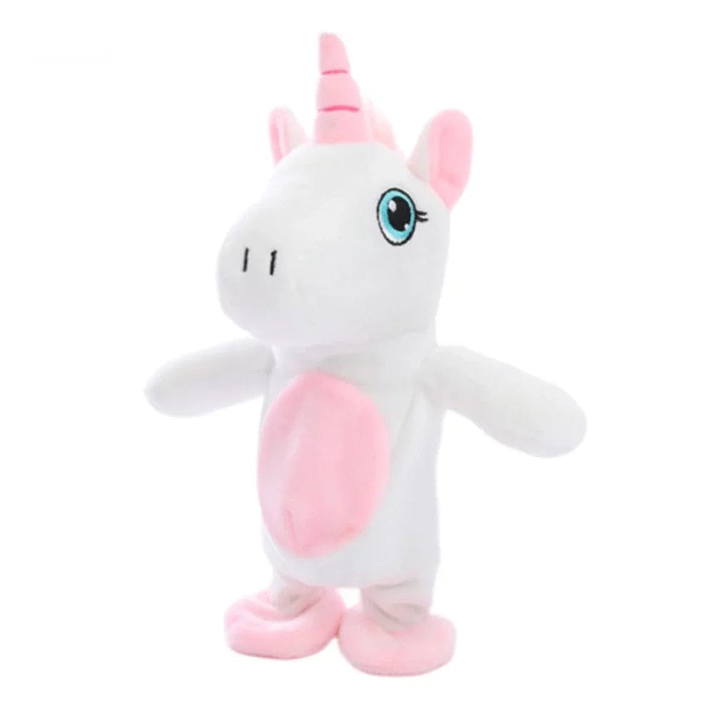 Pavoco Stofftiere & Plüschspielzeug Einhorn Interaktives Kuscheltier für Kinder sprechend singend weich