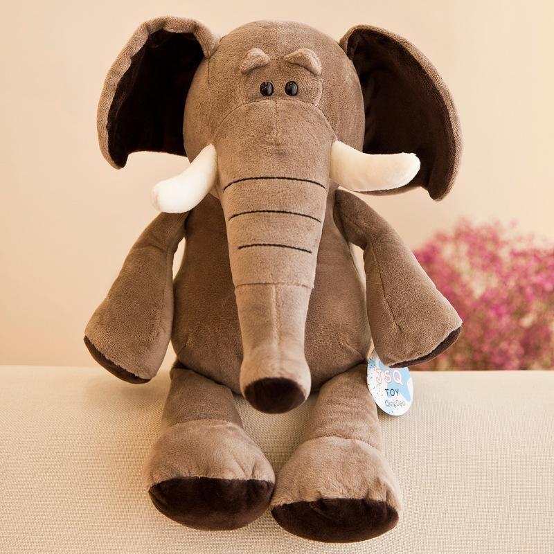 Pavoco Stofftiere & Plüschspielzeug Elefant / 25cm Flauschige Dschungeltier Kuscheltiere für Kinder weich bunt ideal zum Kuscheln