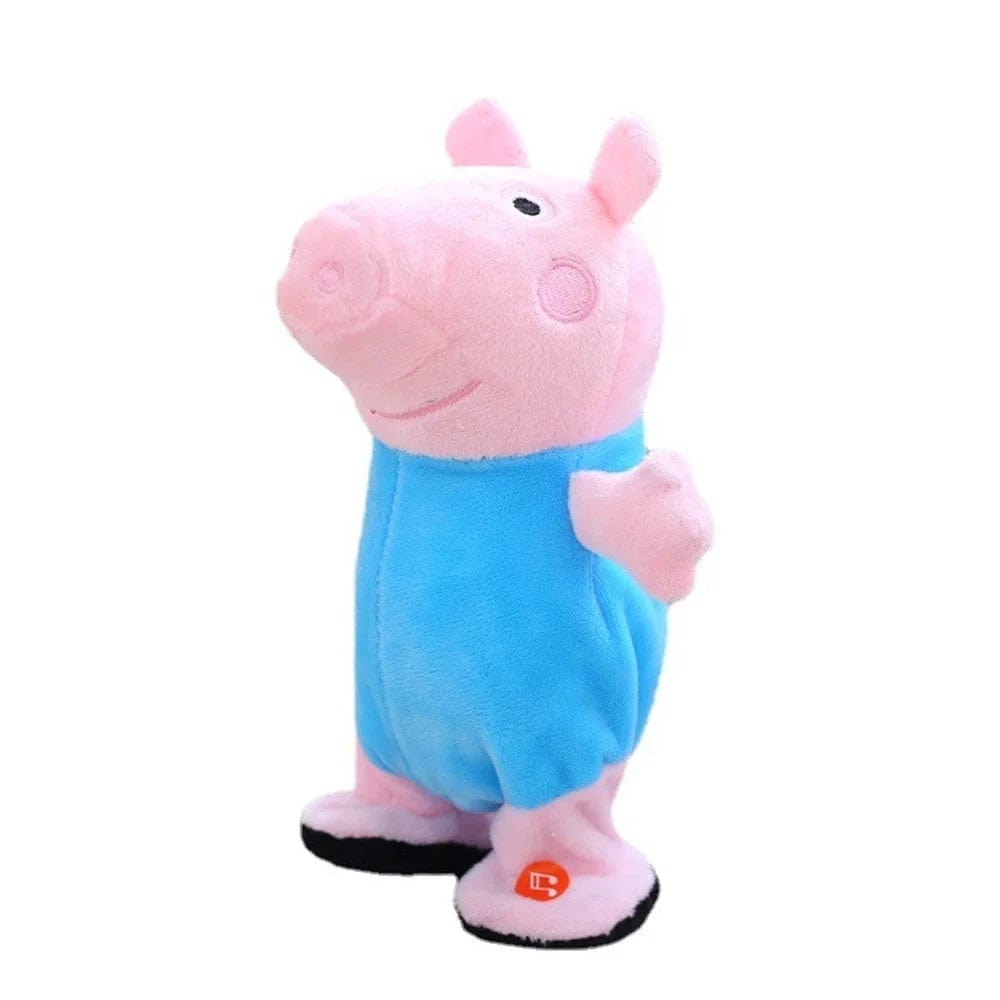 Pavoco Stofftiere & Plüschspielzeug Ferkel - blau Interaktives Kuscheltier für Kinder sprechend singend weich