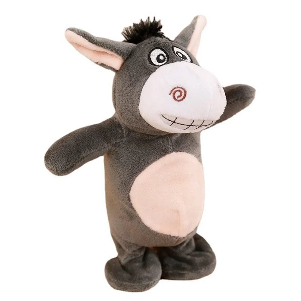 Pavoco Stofftiere & Plüschspielzeug Gehender Esel Interaktives Kuscheltier für Kinder sprechend singend weich