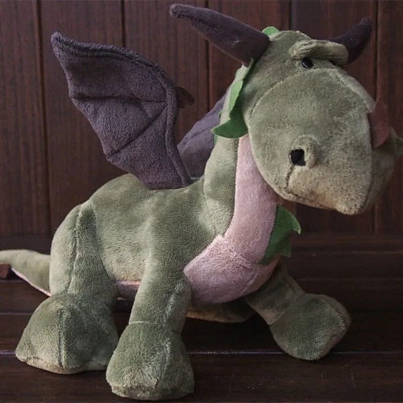 Pavoco Stofftiere & Plüschspielzeug Grün Flauschiger Drache Kuscheltier für Kinder bunt weich hochwertig