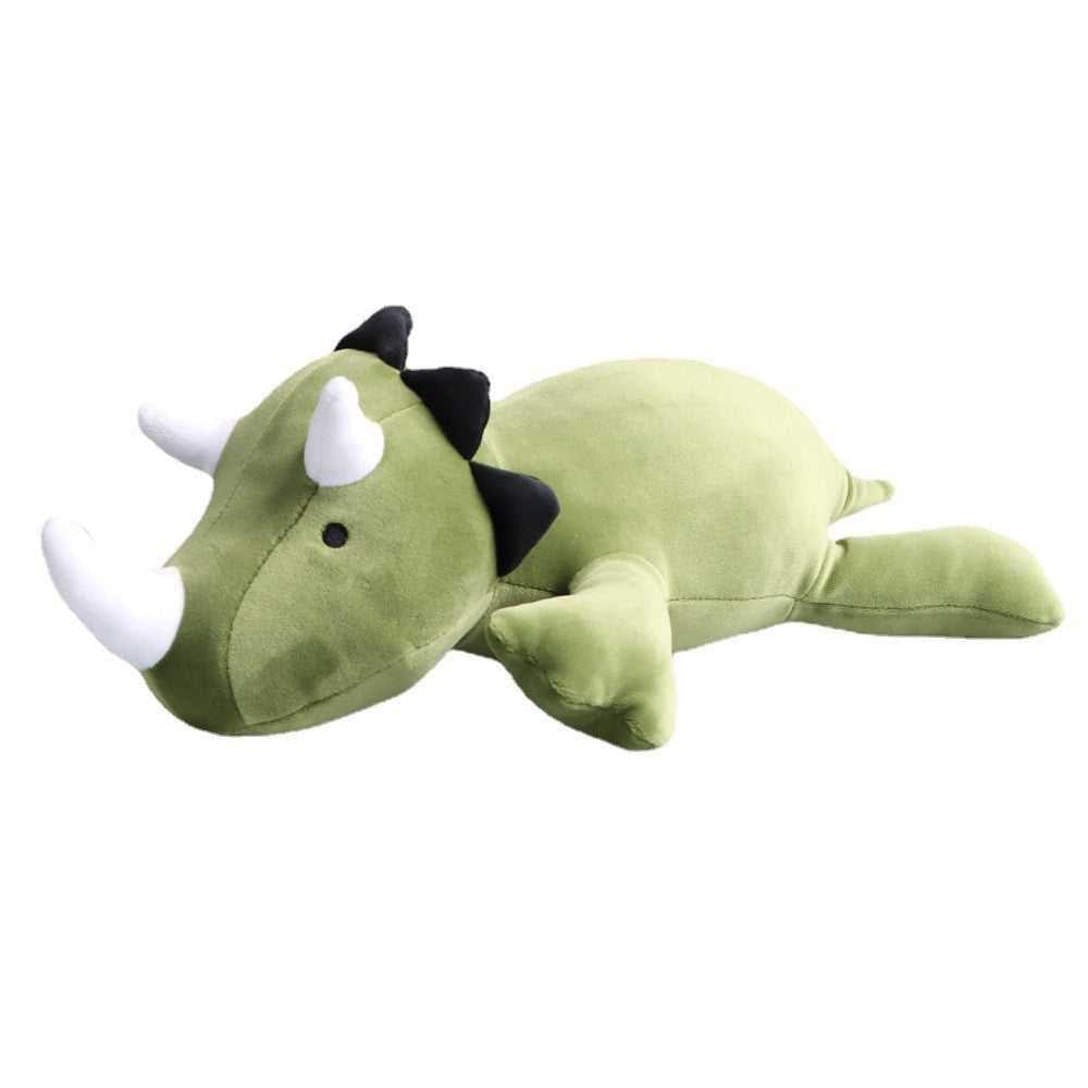 Pavoco Stofftiere & Plüschspielzeug Grüner Triceratops / 40cm(0.5kg) Weiches Dinosaurier Kuscheltier für Kinder gewichtete Plüschfigur