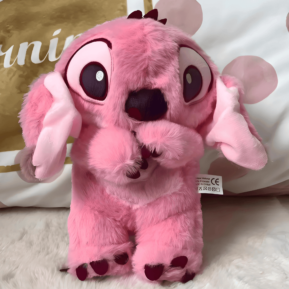 Pavoco Stofftiere & Plüschspielzeug Rosa Beruhigendes Plüschspielzeug für Kinder weich mit Atemsimulationen und entspannenden Klängen