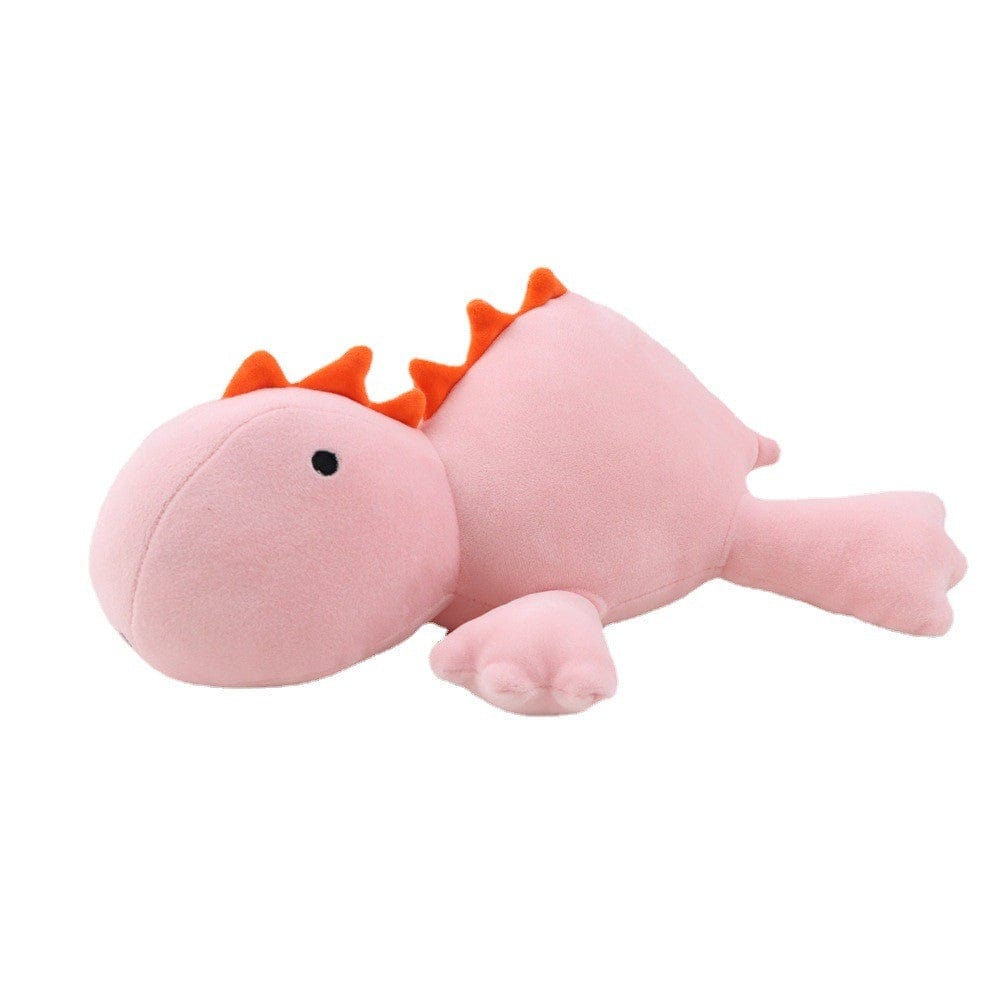 Pavoco Stofftiere & Plüschspielzeug Rosa Dino / 40cm(0.5kg) Weiches Dinosaurier Kuscheltier für Kinder gewichtete Plüschfigur