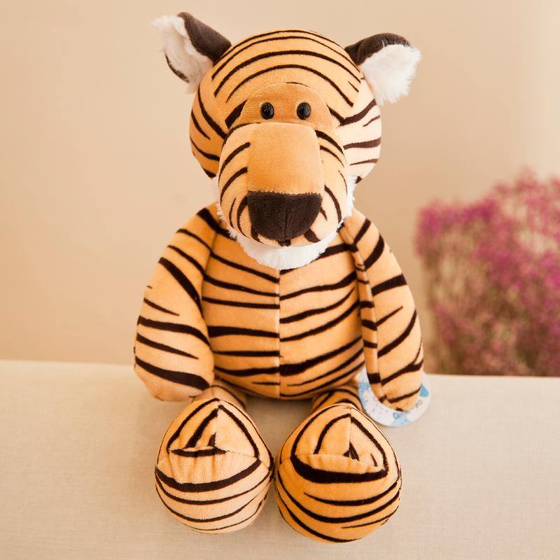 Pavoco Stofftiere & Plüschspielzeug Tiger / 25cm Flauschige Dschungeltier Kuscheltiere für Kinder weich bunt ideal zum Kuscheln