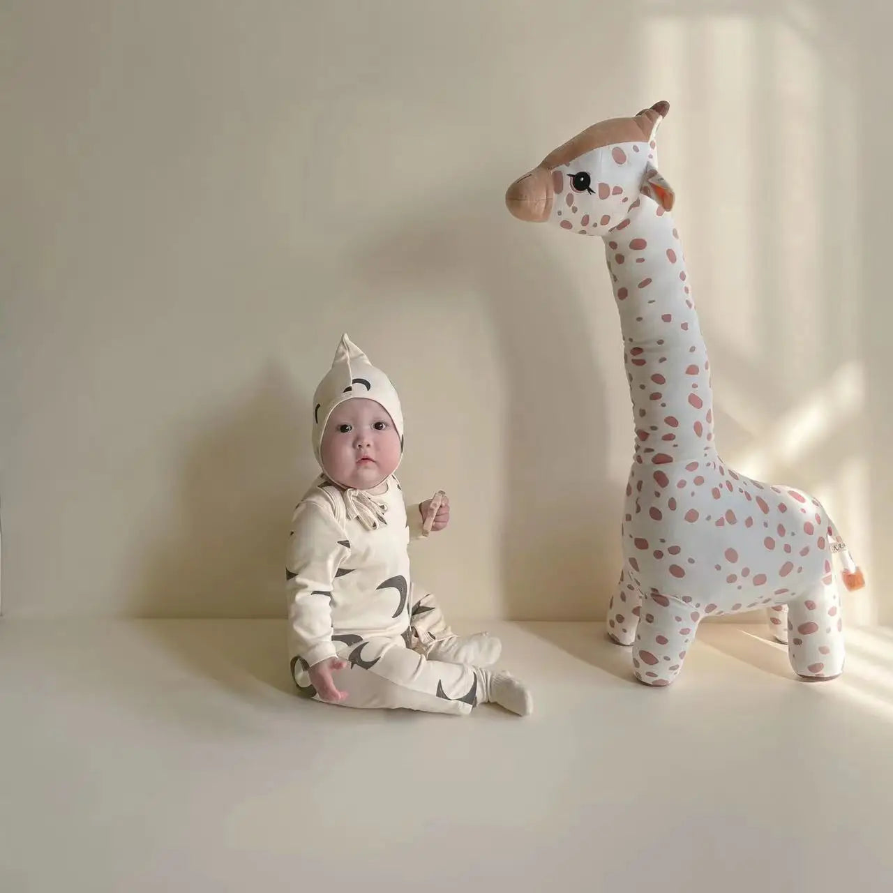 Pavoco Stofftiere & Plüschspielzeug Weiches Plüschtier Giraffe für Kinder groß kuschelig 40-85 cm farbenfroh