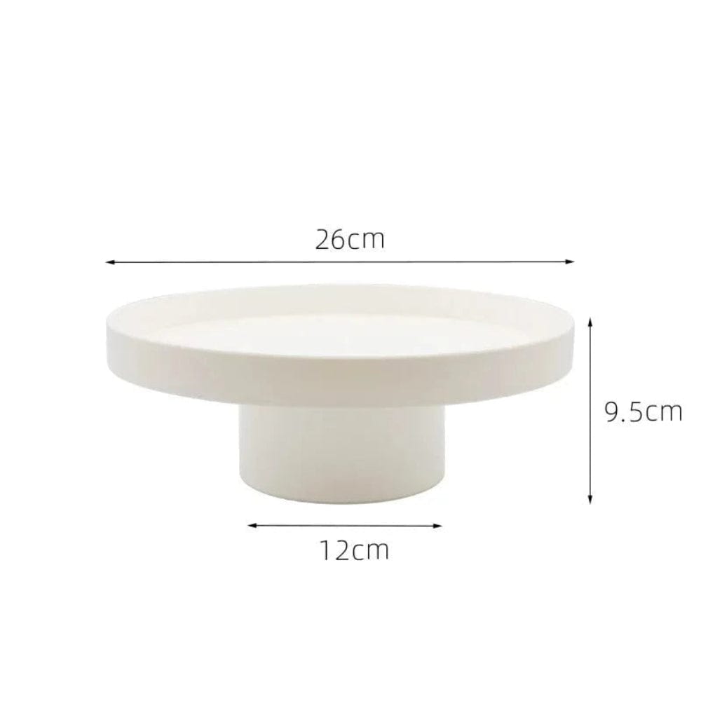 Pavoco Tabletts Gerade Groß Weiß Stilvolles Acryl-Tablett für Unisex modern vielseitig dekorativ