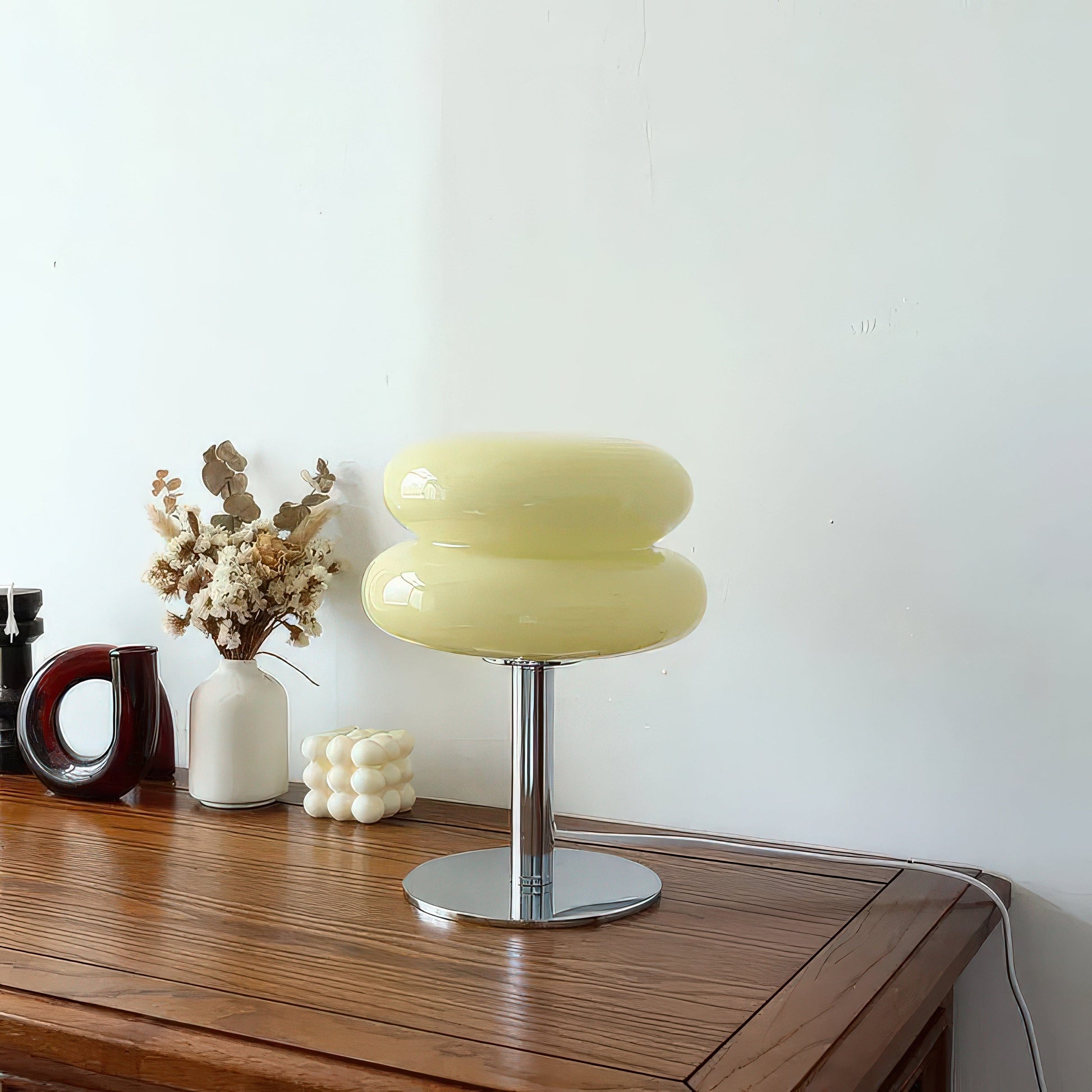 Pavoco Tischlampen Gelb Serene | dimmbare Tischlampe für Home modern