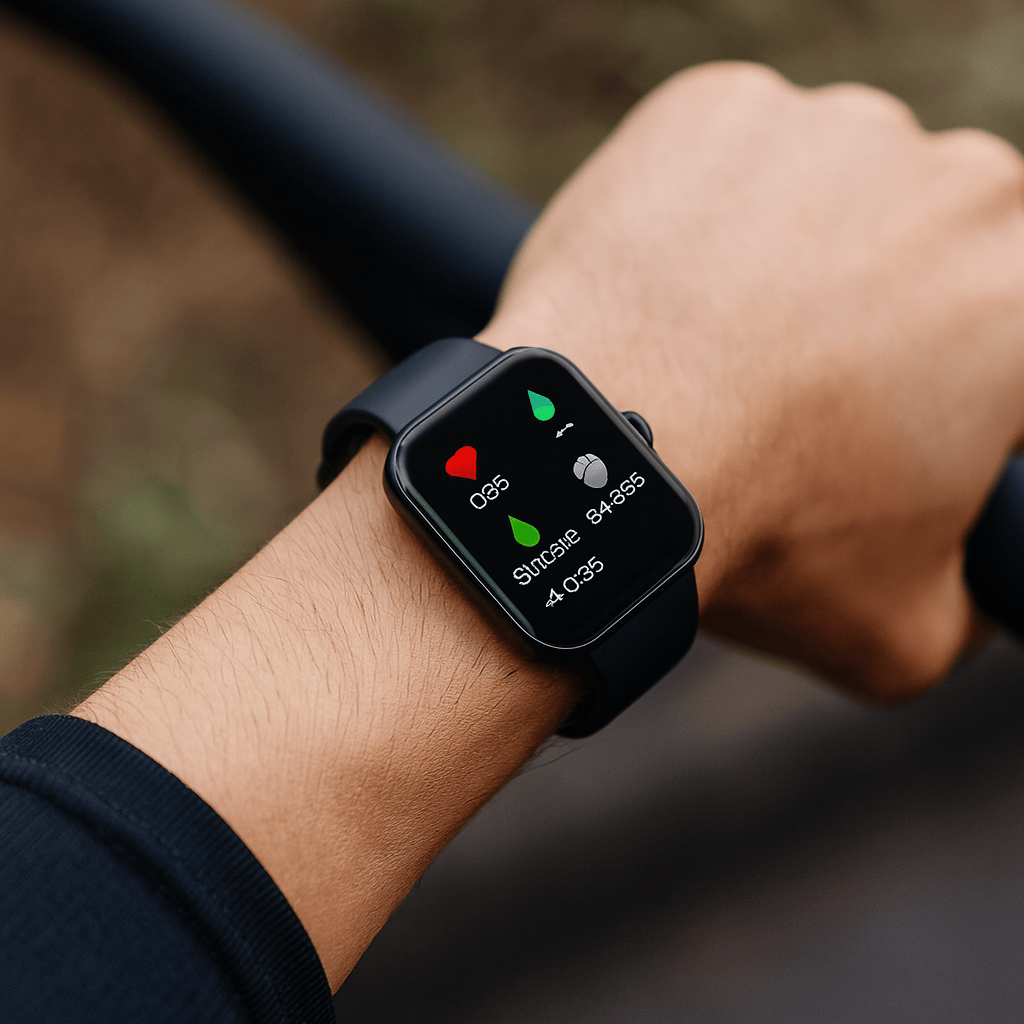 Pavoco Tragbare Technologie Innovative Smartwatch für Unisex nicht-invasiv Glukoseüberwachung Fitness Tracking