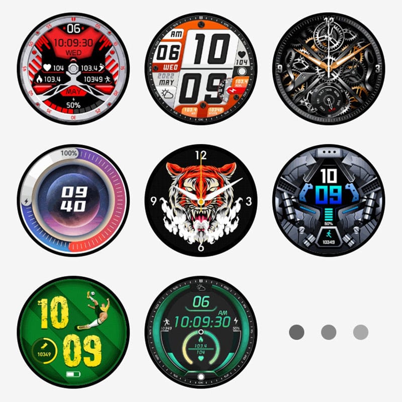 Pavoco Tragbare Technologie Intelligente Fitnessuhr für Unisex leicht Bluetooth Gesundheitsüberwachung Sportmodi