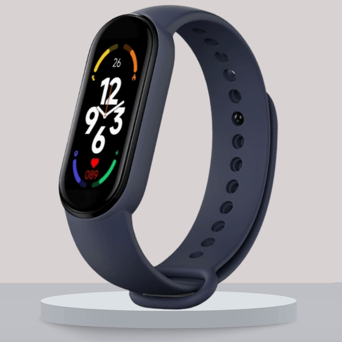 Pavoco Tragbare Technologie Mitternachtsschwarz Bunte Kinder Smartwatch mit GPS für Kinder Fitness Tracking und Gesundheit