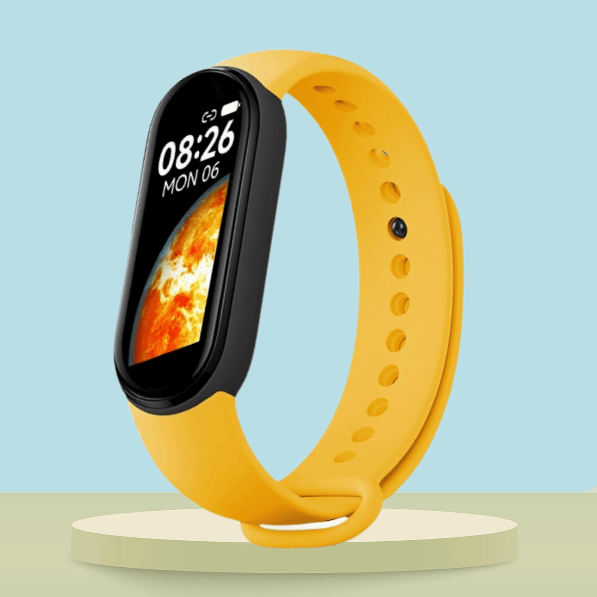 Pavoco Tragbare Technologie Sonnenuntergang Bunte Kinder Smartwatch mit GPS für Kinder Fitness Tracking und Gesundheit