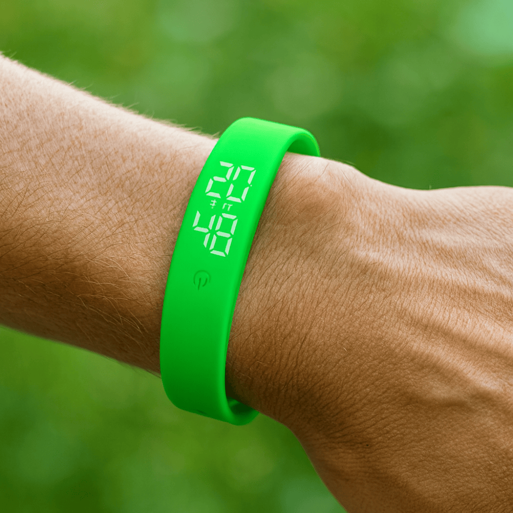 Pavoco Tragbare Technologie Wasserdichte Smartwatch für Unisex Fitness-Tracker leicht mit Temperaturüberwachung