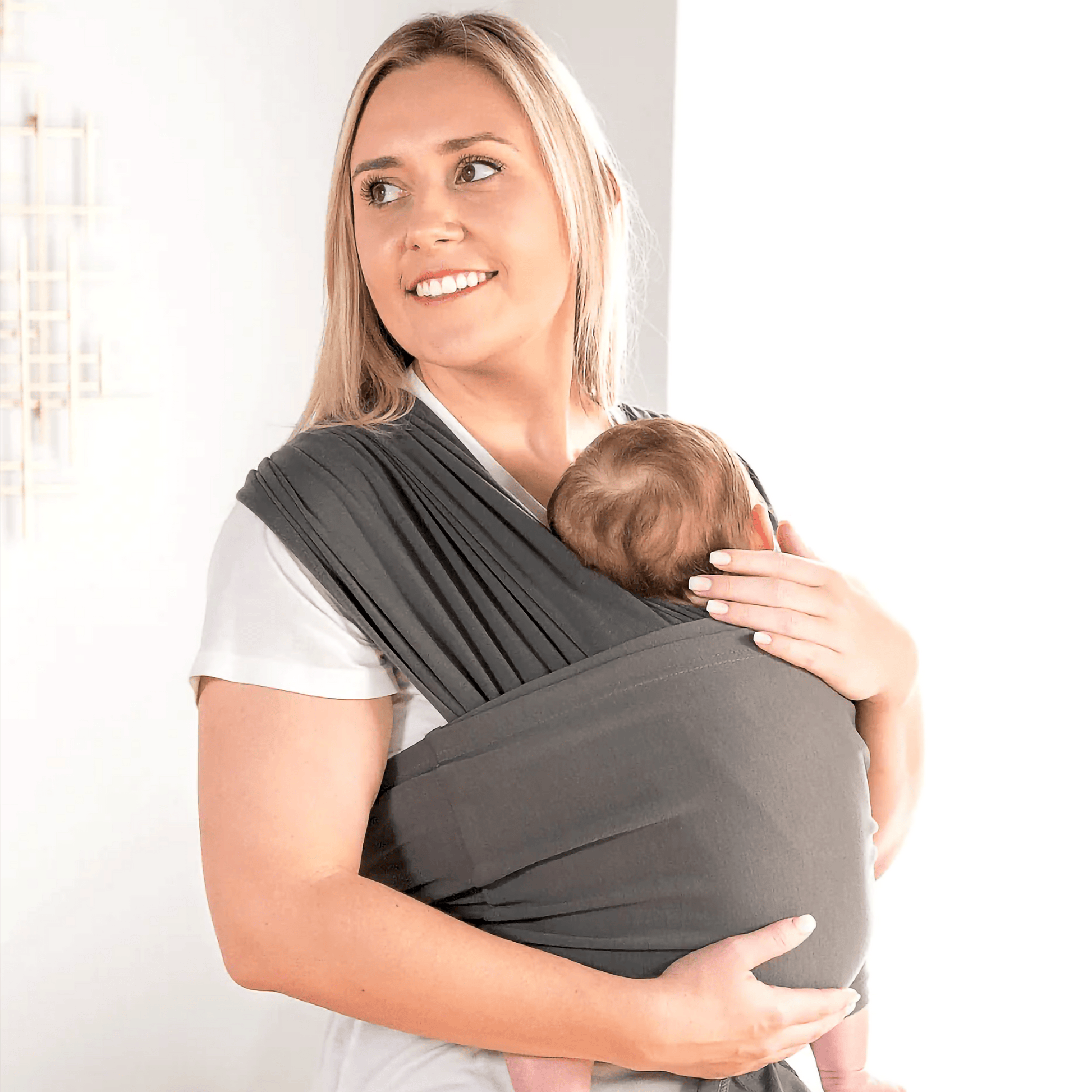 Pavoco Tragetücher Ergonomische Babytrage für Eltern atmungsaktiv verstellbar von Geburt bis Kleinkind