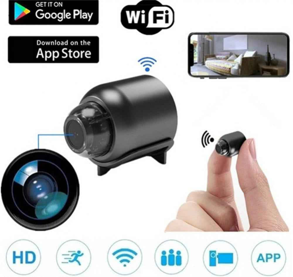 Pavoco Überwachungskameras Kompakte Überwachungskamera für Unisex WLAN Nachtsicht Bewegungserkennung 1080p