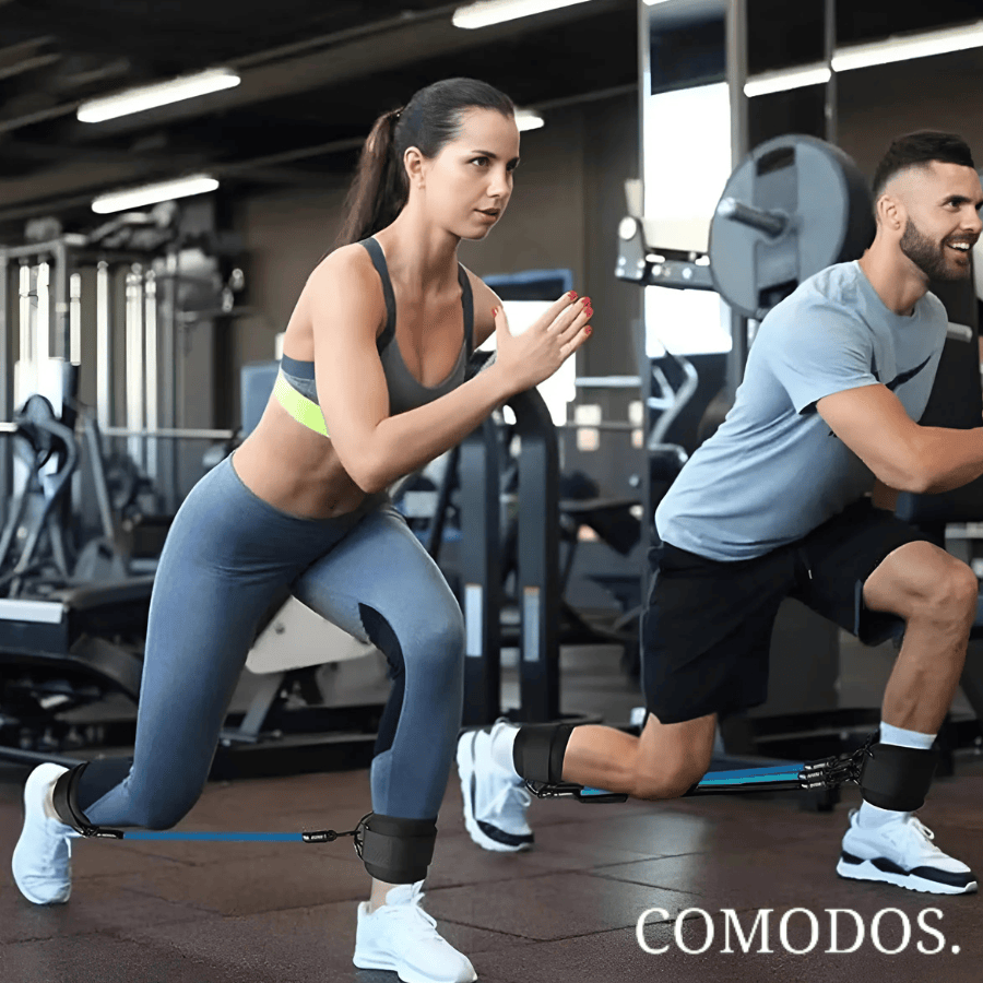 Pavoco Übungsbänder Kompakte Trainingsbänder für Unisex Fitness tragbar vielseitig effektiv