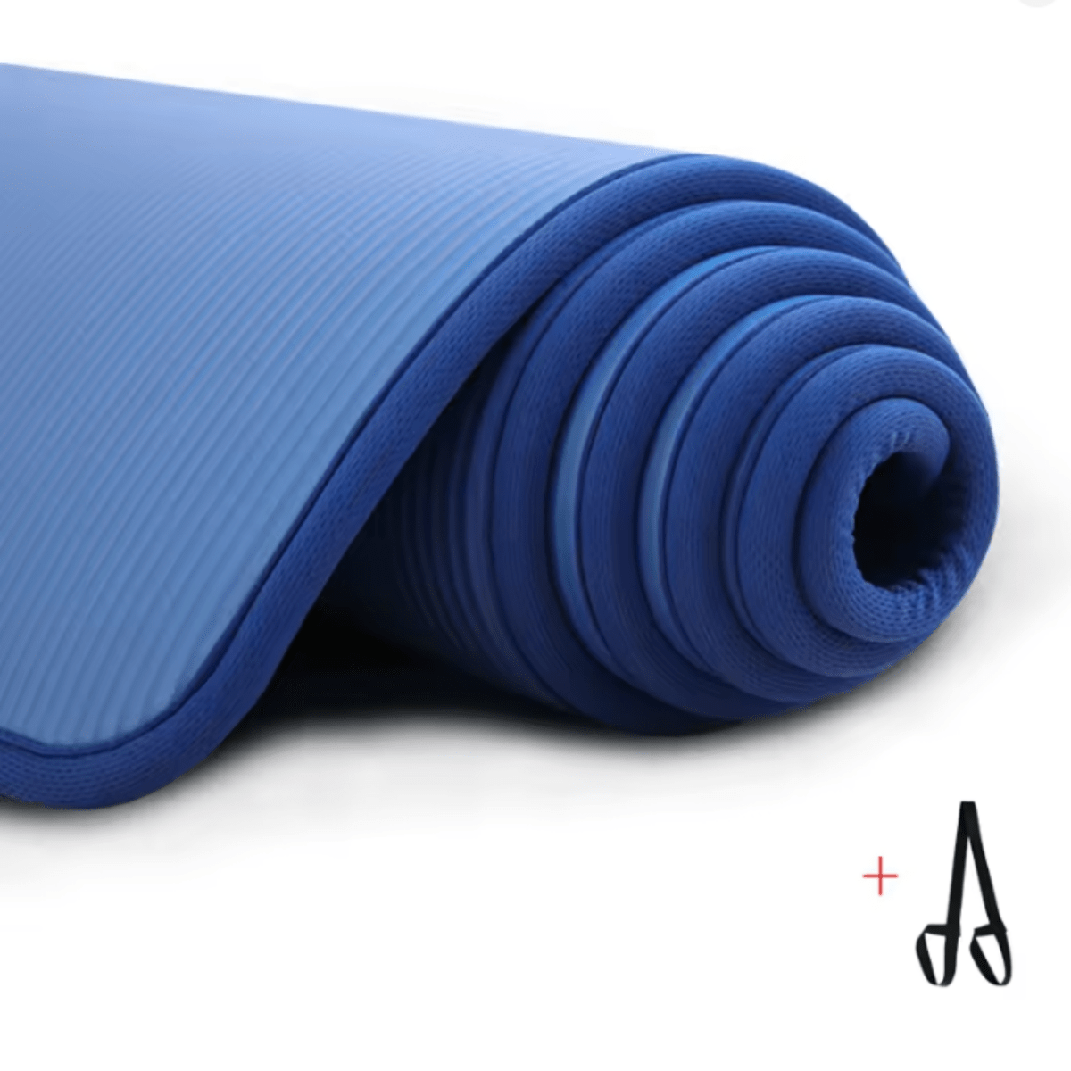 Pavoco Übungsmatten Blau Rutschfeste Yogamatte für Damen extra dick umweltfreundlich ideal für Yoga und Pilates