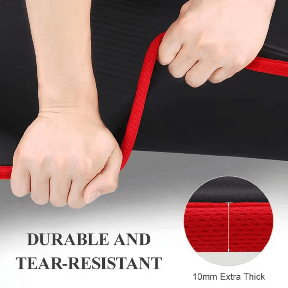 Pavoco Übungsmatten Rutschfeste Yogamatte für Damen extra dick umweltfreundlich ideal für Yoga und Pilates