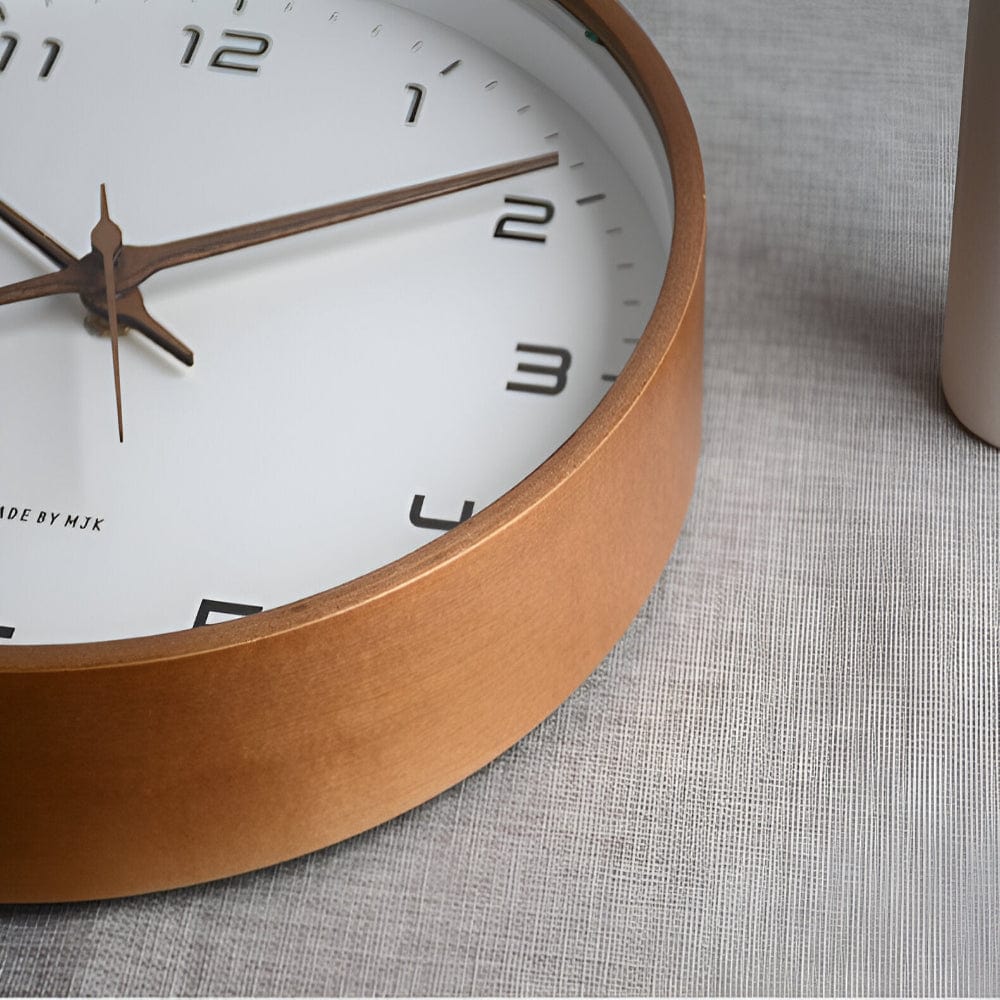 Pavoco Uhren Elegante Wanduhr für Unisex Holz modern minimalistisch vielseitig