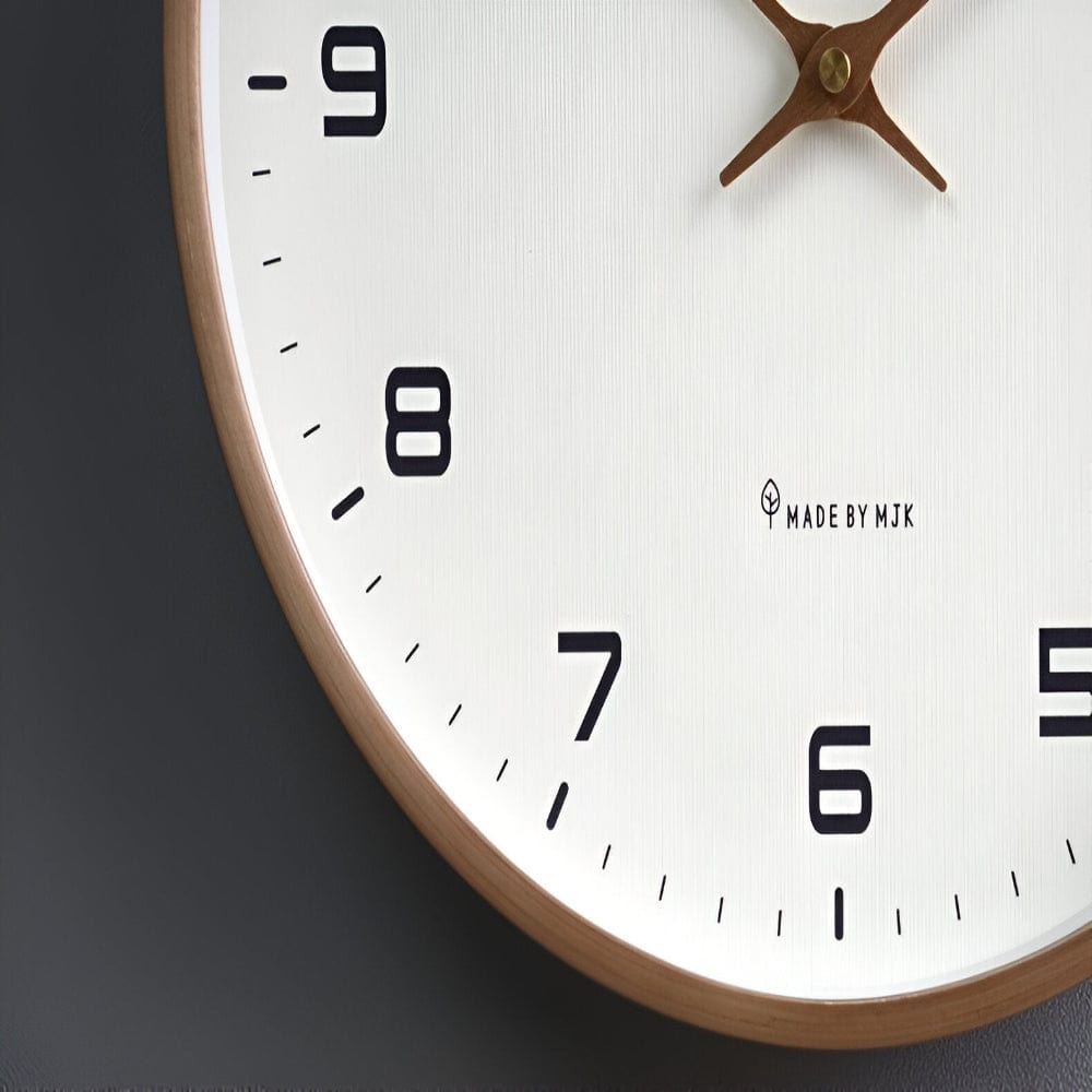 Pavoco Uhren Elegante Wanduhr für Unisex Holz modern minimalistisch vielseitig