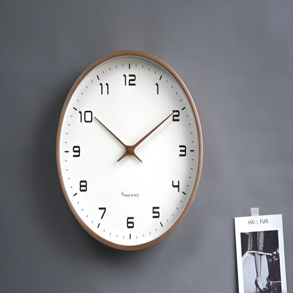 Pavoco Uhren Elegante Wanduhr für Unisex Holz modern minimalistisch vielseitig