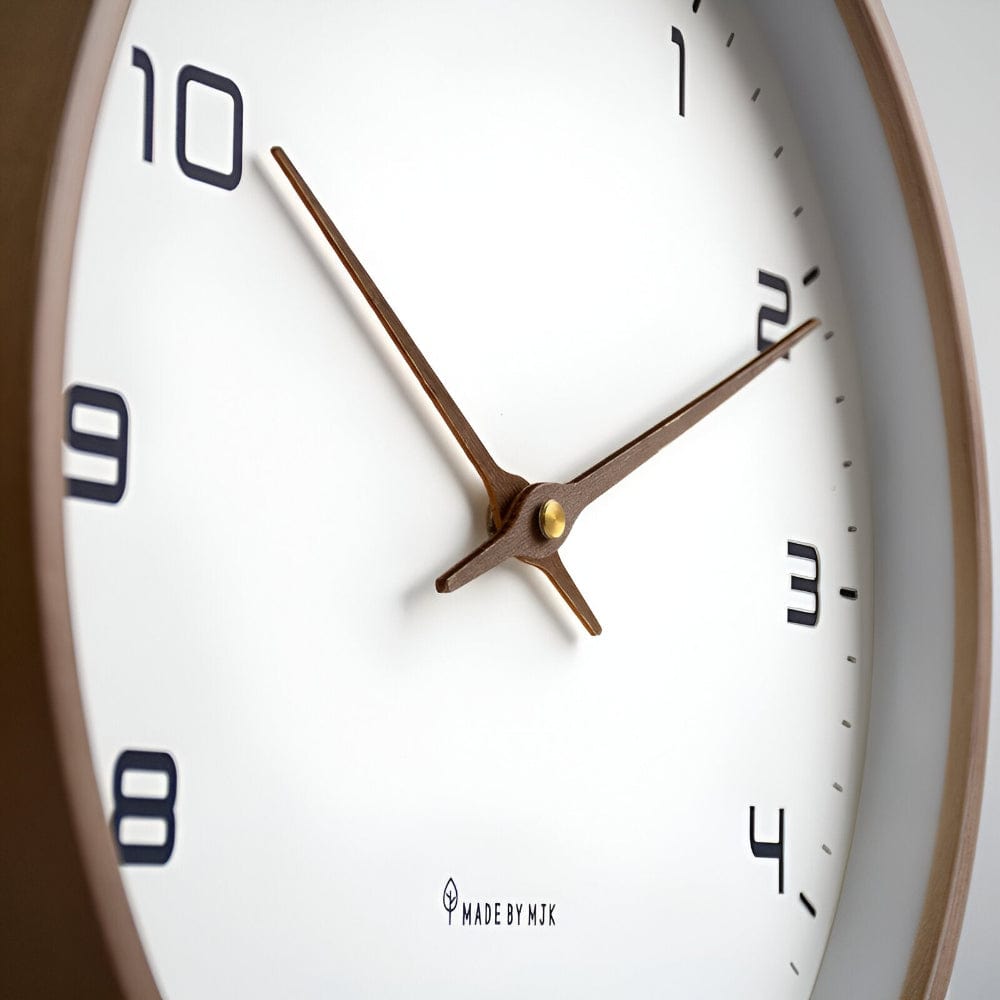Pavoco Uhren Elegante Wanduhr für Unisex Holz modern minimalistisch vielseitig
