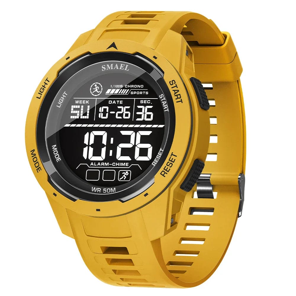 Pavoco Uhren Robuste Sportuhr für Herren digital wasserdicht multifunktional Outdoor