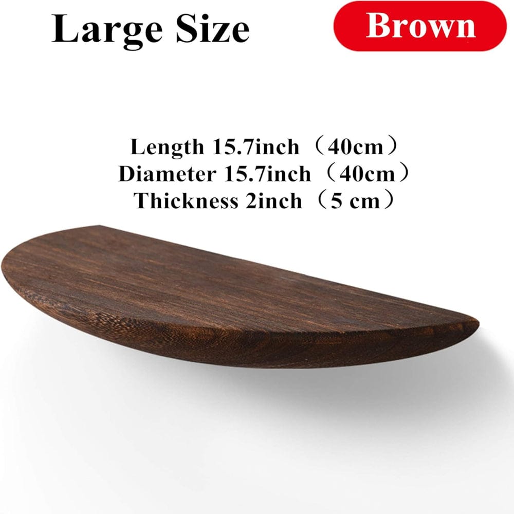 Pavoco Wandregale Großes Braun Elegantes Wandregal für Unisex aus Holz skulptural modern