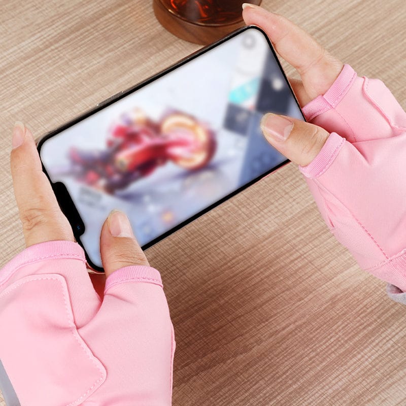 Pavoco Wärmekissen & Decken Intelligente Heizhandschuhe fingerlos warm mit Thermostat Technologie