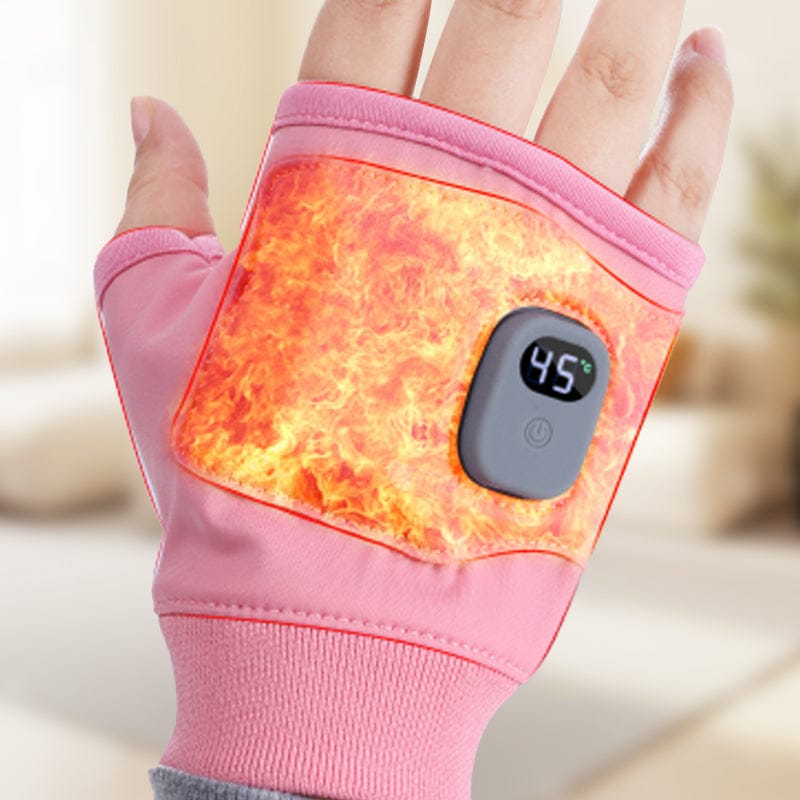 Pavoco Wärmekissen & Decken Intelligente Heizhandschuhe fingerlos warm mit Thermostat Technologie