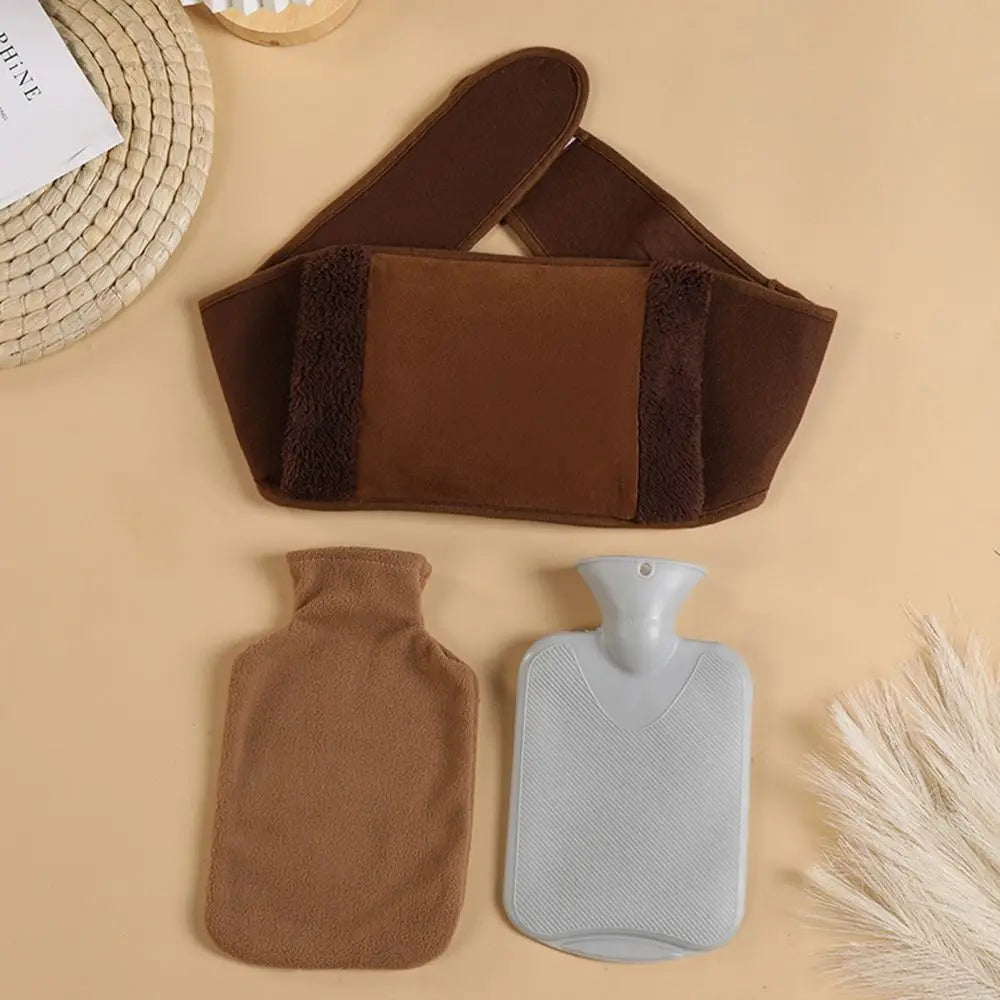 Pavoco Wärmekissen & -wickel 12 Niedlicher Wärmflaschengürtel für Kinder weich mit Plüschbezug ideal für kalte Tage