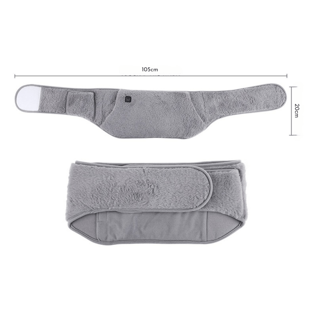 Pavoco Wärmekissen & -wickel Default Bequemer Heizgürtel für Unisex tragbar aus Kristallsamt mit einstellbaren Wärmestufen