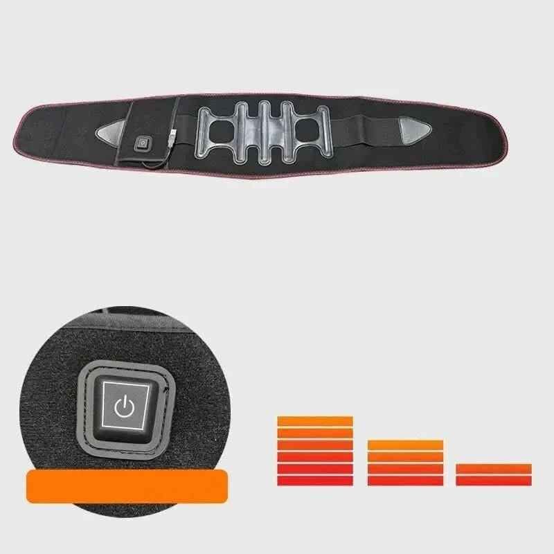 Pavoco Wärmekissen & -wickel Default Ergonomischer Heizgürtel für Unisex atmungsaktiv verstellbar Rückenkomfort