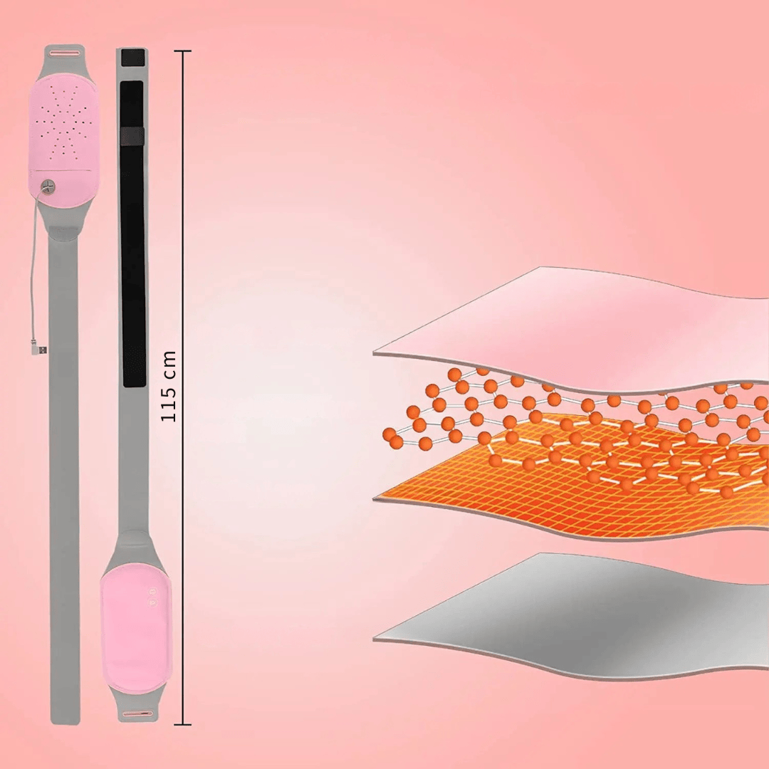 Pavoco Wärmekissen & -wickel Default Wärmendes Heizkissen für Damen flexibel bei Menstruationsschmerzen und Rückenentspannung