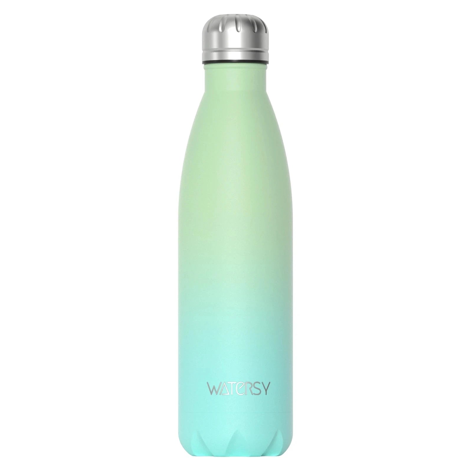 Pavoco Wasserflaschen 500ml-a / Grün-Blau-Gradient Isolierte Edelstahl Thermosflasche für Unisex 500 ml doppelwandig auslaufsicher langlebig