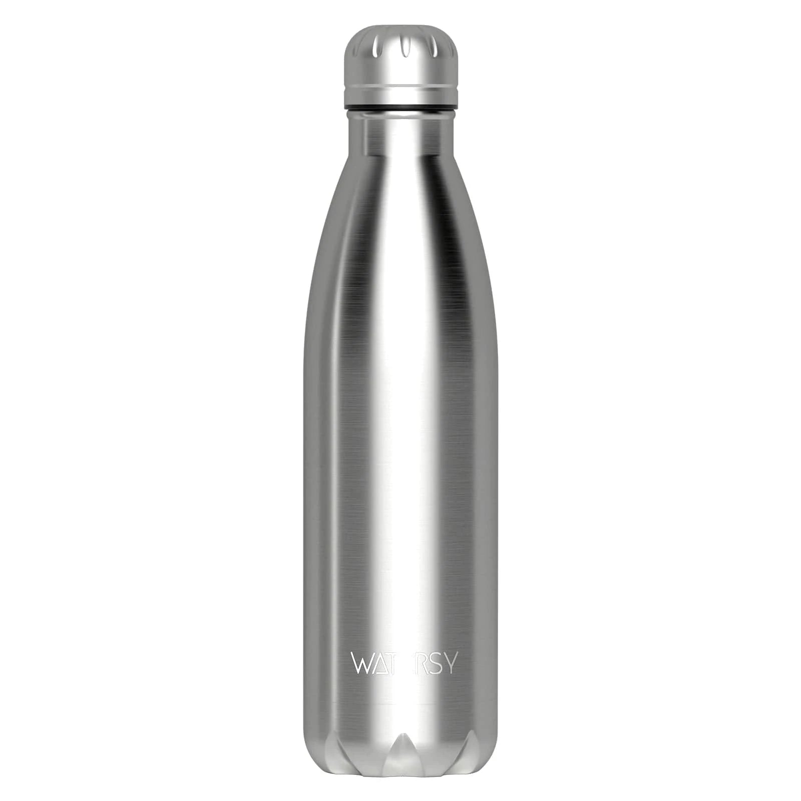Pavoco Wasserflaschen 500ml / silber Isolierte Edelstahl Thermosflasche für Unisex 500 ml doppelwandig auslaufsicher langlebig