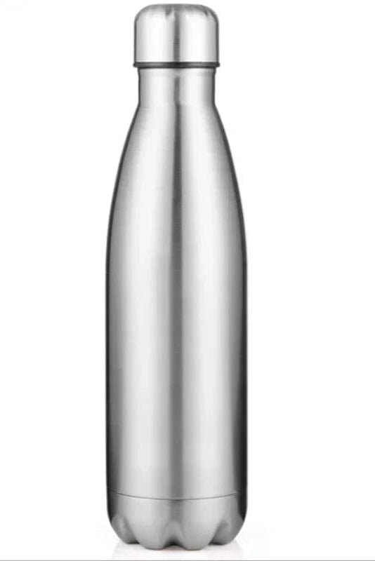 Pavoco Wasserflaschen 750ML / Silber Isolierte Edelstahl Trinkflasche für Unisex doppelwandig BPA-frei für Sport und Freizeit